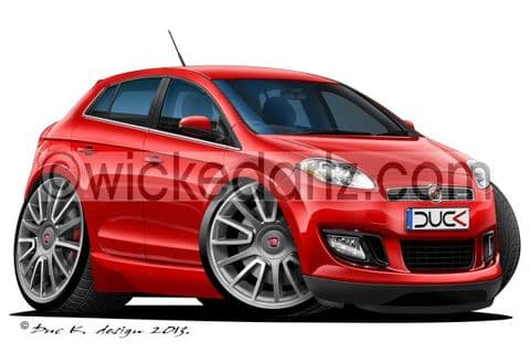 Fiat Bravo Multijet Red DK (Items from £9.50)