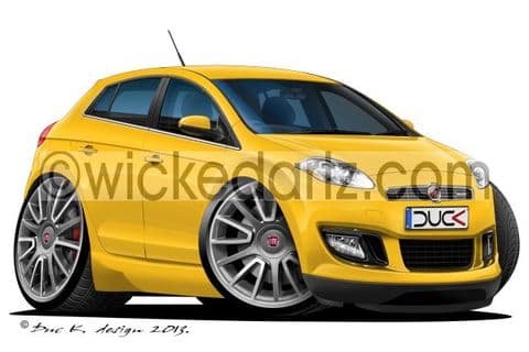 Fiat Bravo Multijet Yellow DK (Items from £9.50)