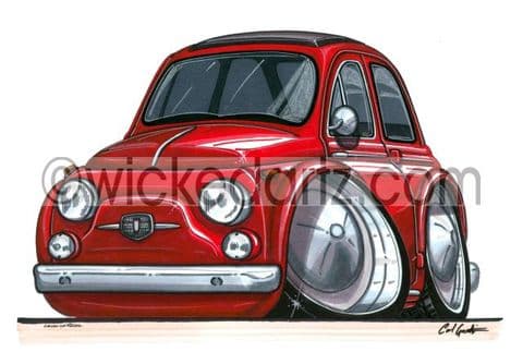 Fiat Classic 500 Red (Items from £9.50)