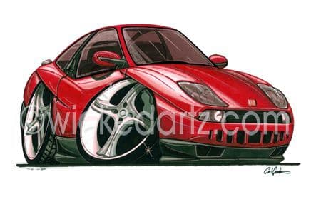 Fiat Coupe 20V Turbo Red (Items from £9.50)