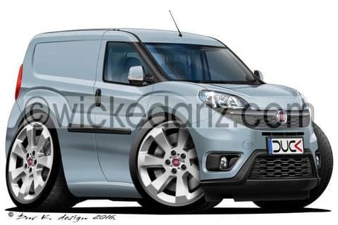 Fiat Doblo Small Van Silver DK (Items from £9.50)