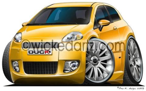Fiat Grande Punto Yellow DK (Items from £9.50)