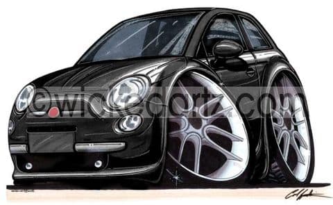 Fiat New 500 Black (Items from £9.50)