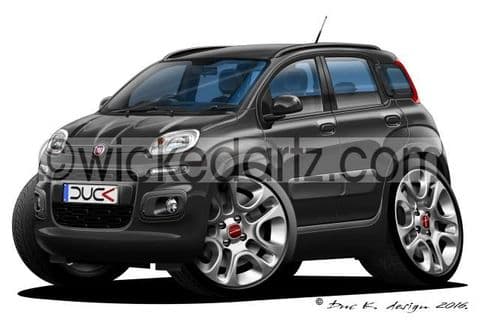 Fiat Panda MK3 Black DK (Items from £9.50)