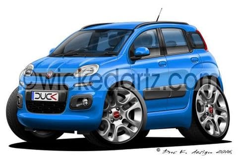 Fiat Panda MK3 Blue DK (Items from £9.50)