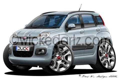 Fiat Panda MK3 Silver DK (Items from £9.50)