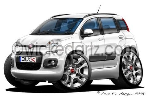 Fiat Panda MK3 White DK (Items from £9.50)