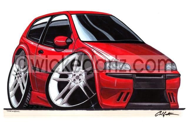Fiat Punto MK2 Red  (Items from £9.50)