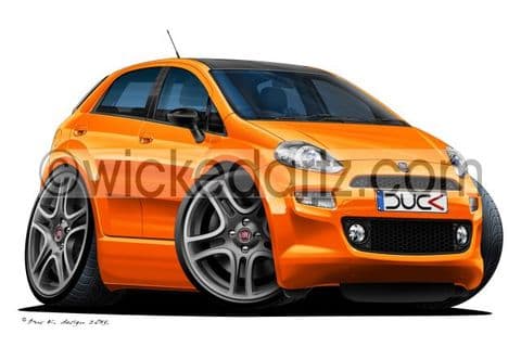 Fiat Punto Twin Air Orange DK (Items from £9.50)