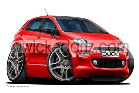 Fiat Punto Twin Air Red DK (Items from £9.50)
