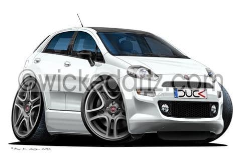 Fiat Punto Twin Air White DK (Items from £9.50)