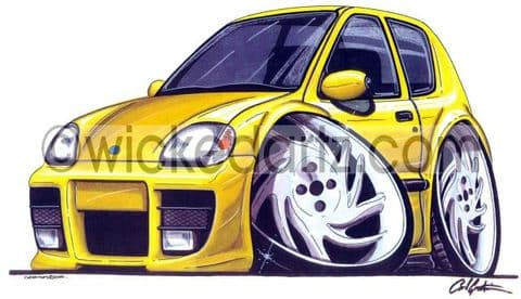 Fiat Seicento Yellow (Items from £9.50)