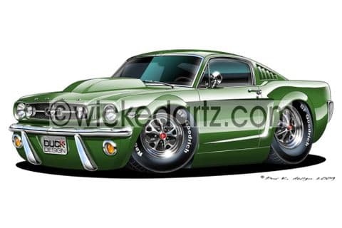 Ford 1965 Mustang Green DK (Items from £9.50)