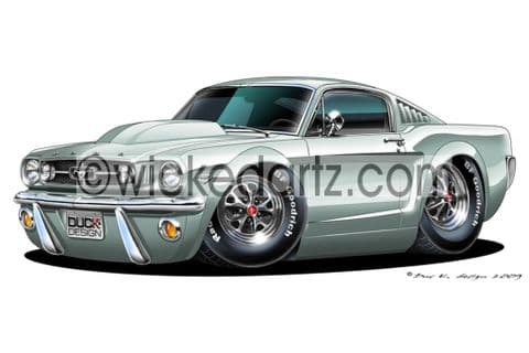 Ford 1965 Mustang Silver DK (Items from £9.50)