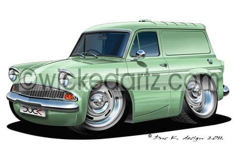 Ford Anglia Van Green DK (Items from £9.50)