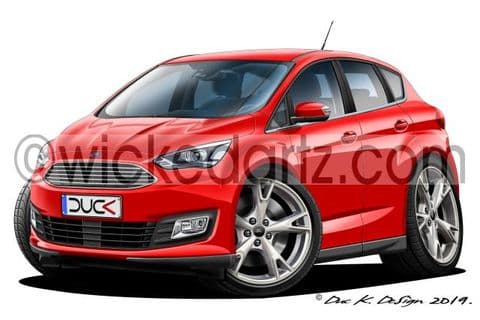 Ford C-MAX MPV 2015+ Red DK (Items from £9.50)