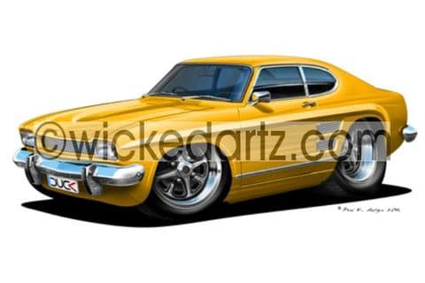 Ford Capri MK1 Yellow DK (Items from £9.50)