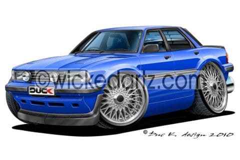 Ford Cortina XR6 1986 Blue DK (Items from £9.50)
