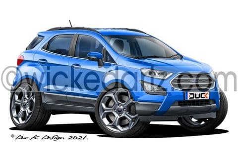 Ford EcoSport ST Line SUV Blue DK (Items from £9.50)