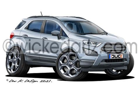 Ford EcoSport ST-Line SUV Silver (Items from £9.50)