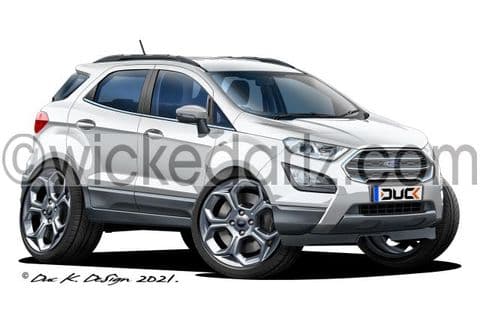 Ford EcoSport ST Line SUV White DK (Items from £9.50)