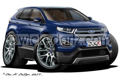 Ford Edge Crossover SUV Blue DK (Items from £9.50)