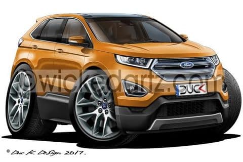 Ford Edge Crossover SUV Orange DK (Items from £9.50)