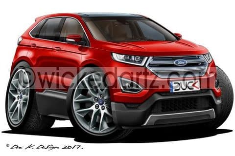 Ford Edge Crossover SUV Ruby Red DK (Items from £9.50)