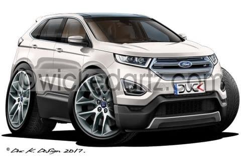 Ford Edge Crossover SUV White DK (Items from £9.50)