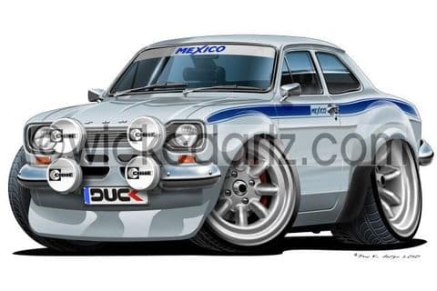 Ford Escort MK1 Mexico Silver DK (Items from £9.50)