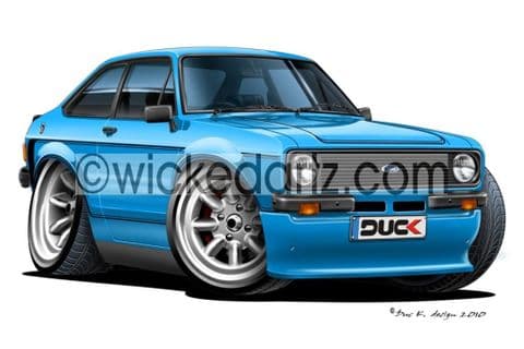 Ford Escort MK2 Mexico Blue DK (Items from £9.50)