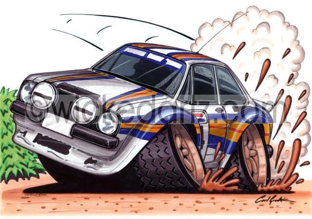 Ford Escort MK2 Rally Car  (Items from £9.50)