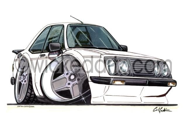Ford Escort MK2 RS2000 White  (Items from £9.50)