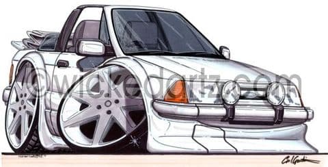 Ford Escort MK3 Cabriolet White (Items from £9.50)
