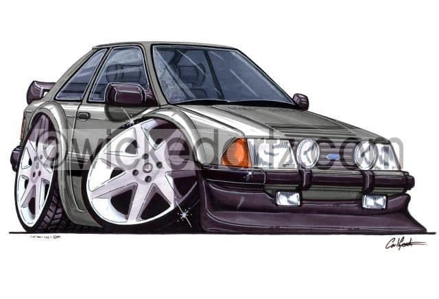 Ford Escort MK3 RS1600i Grey  (Items from £9.50)