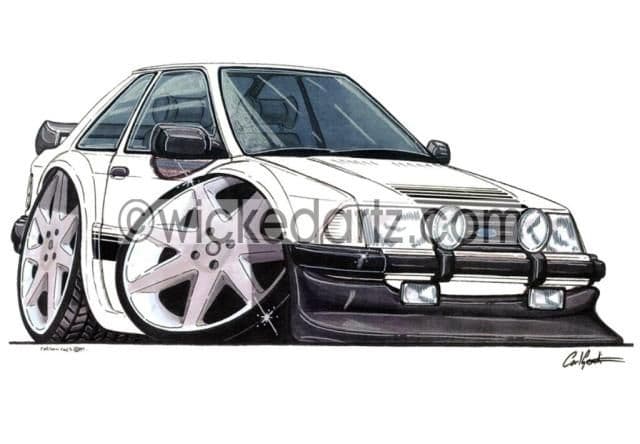 Ford Escort MK3 RS1600i White  (Items from £9.50)