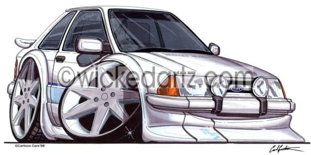 Ford Escort MK3 Series 1 White  (Items from £9.50)