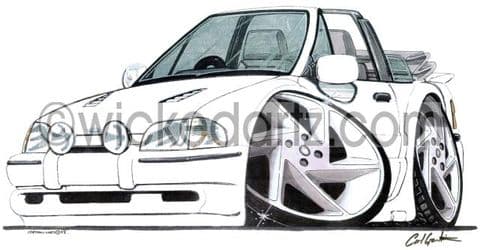 Ford Escort MK4 Cabriolet White (Items from £9.50)