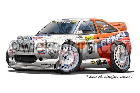 Ford Escort MK4 RS Repsol Rally Car DK (Items from £9.50)