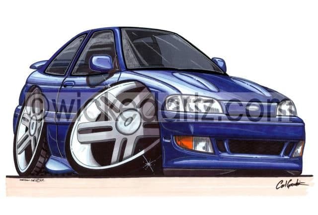 Ford Escort MK5 RS2000 Blue (Items from £9.50)