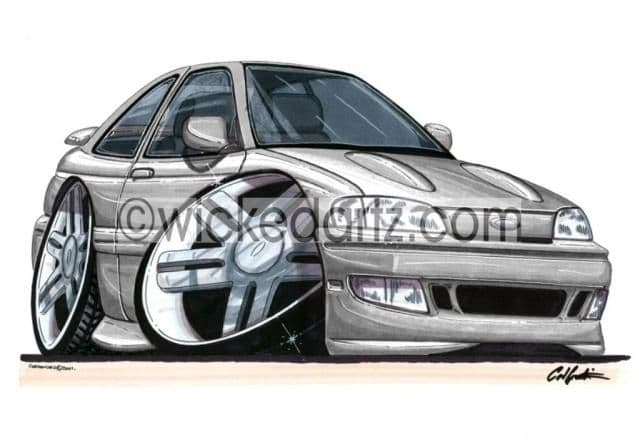 Ford Escort MK5 RS2000 Silver  (Items from £9.50)