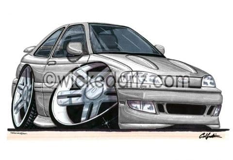 Ford Escort MK5 RS2000 Silver (Items from £9.50)