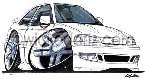 Ford Escort MK5 RS2000 White (Items from £9.50)