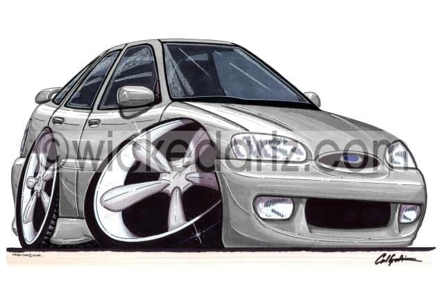 Ford Escort MK6 GTi Grey (Items from £9.50)