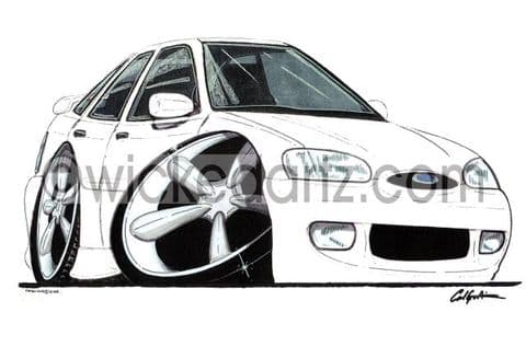 Ford Escort MK6 GTi White (Items from £9.50)