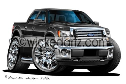 Ford F-150 Pick Up Black DK (Items from £9.50)