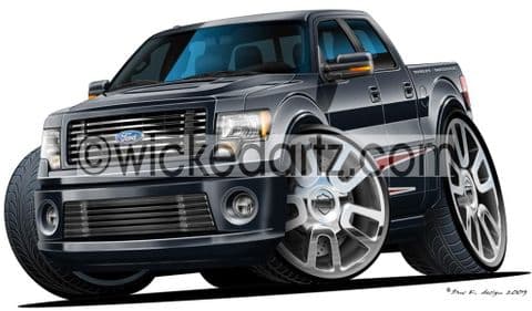 Ford F150 Pick Up Truck 'Harley Davidson' Black DK (Items from £9.50)