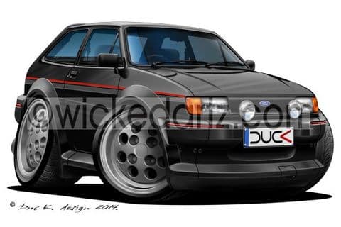 Ford Fiesta MK2 XR2 Black DK (Items from £9.50)