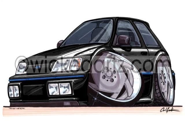 Ford Fiesta MK3 XR2i Black  (Items from £9.50)