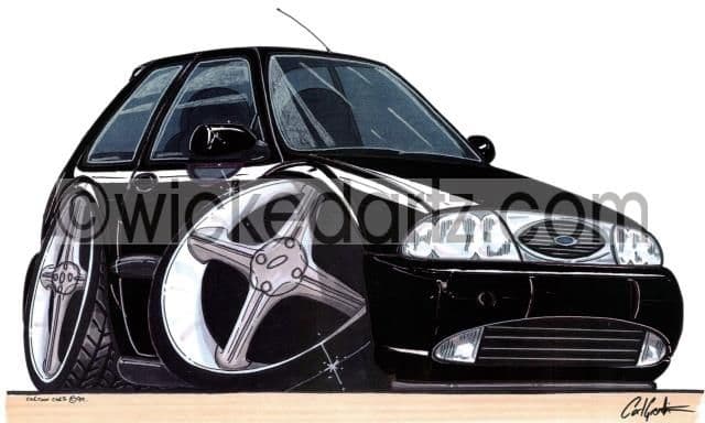 Ford Fiesta MK4 Black  (Items from £9.50)